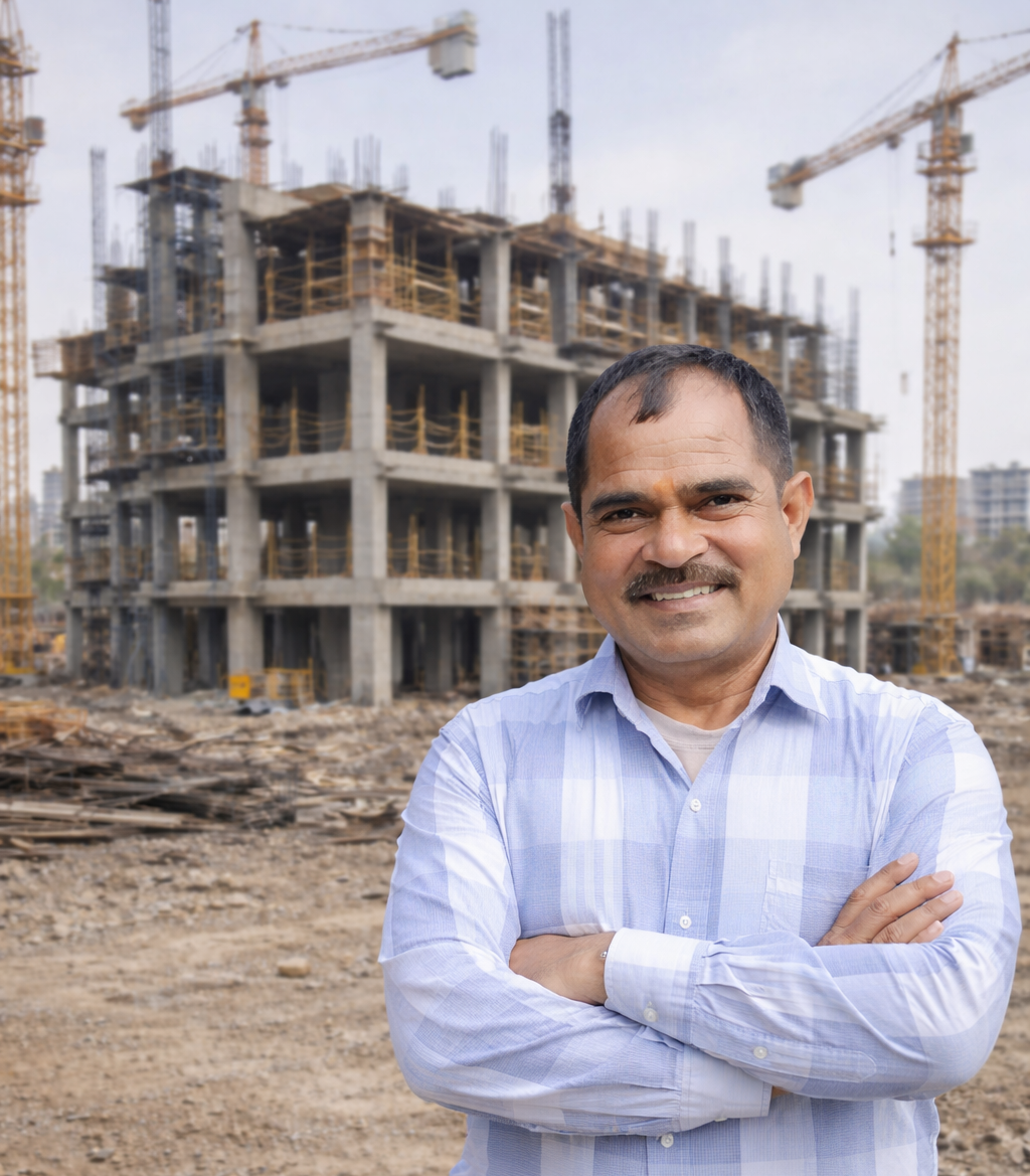 High-rise building under construction